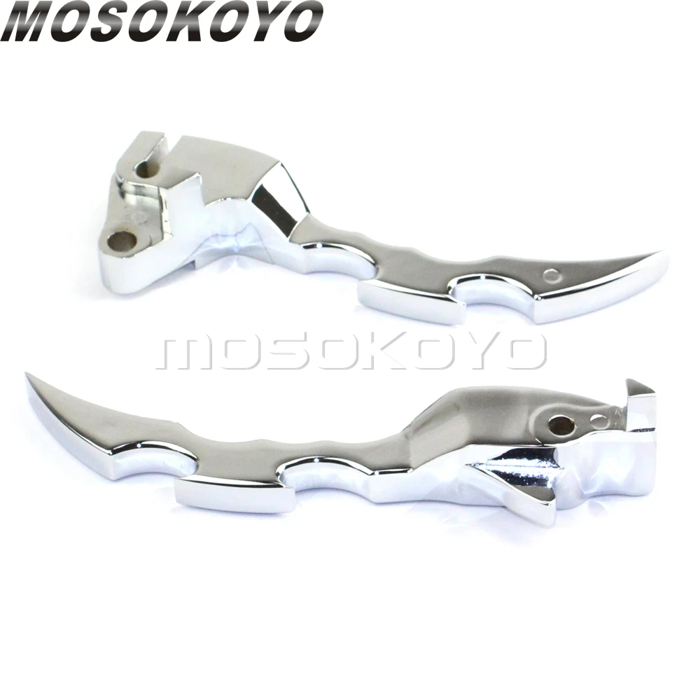 1 пара мотоцикл лезвие сцепные ручной Управление рычаги для Suzuki бульвар M109R 2006- 2008 2009 2010 2012 2013 - Цвет: Chrome