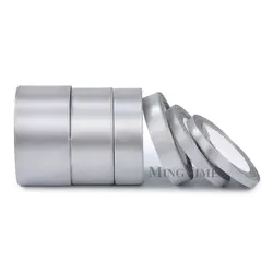 Luxurious Satin Ribbon for Gift Wrapping and DIY Crafts (25 Yards) (Grey)