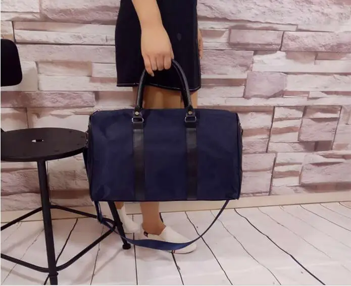 Большая вместительная Водонепроницаемая дорожная сумка для женщин, винтажная Мужская сумка из искусственной кожи, дорожная сумка для путешествий, сумка для выходных