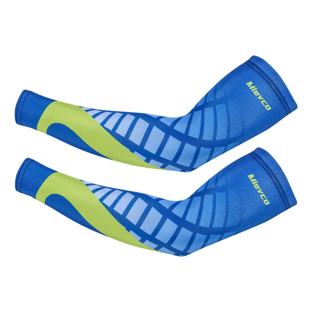 Mangas deportivas de seguridad para brazo para correr, protección de mano UV, enfriador, deporte de pesca, 2 uds.