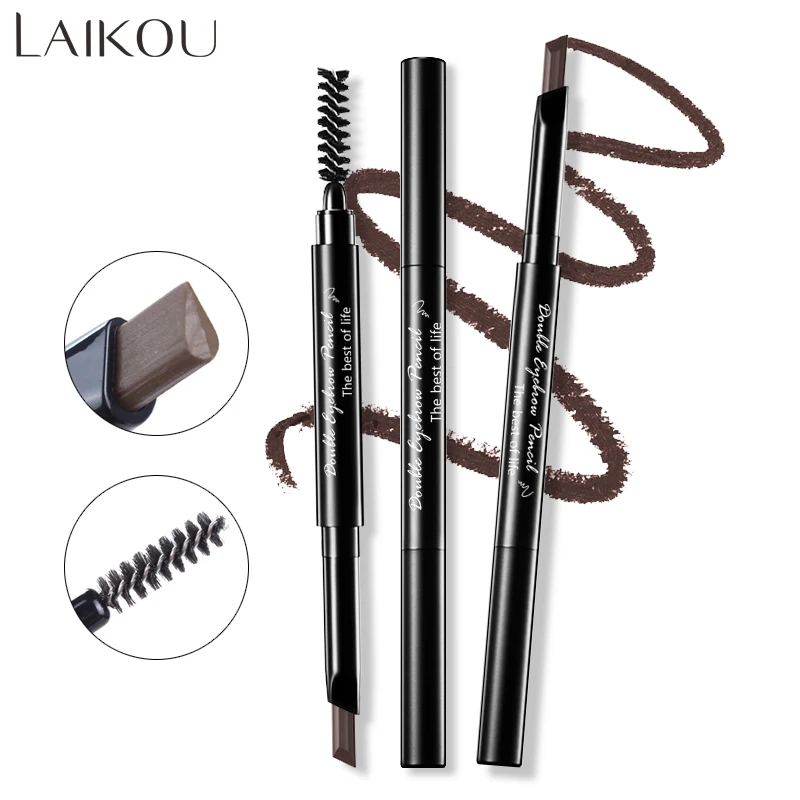 LAIKOU Brand Eyebrow Pencil & Brush Eyebrow Enhancer Long Lasting Makeup Korean Cosmetic Eye Waterproof Make UP Tool Cosmetics LAIKOU Brand Eyebrow Pencil & Brush Eyebrow Enhancer Long Lasting Makeup Korean Cosmetic Eye Waterproof Make UP Tool Cosmetics