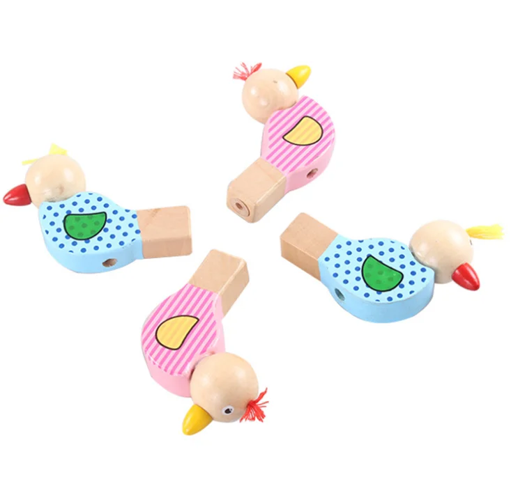 

Cute Popular Fashionable Wooden Bird for Children Girls Boys Educational Musical Wooden Toy Whistles Have More Color Choose