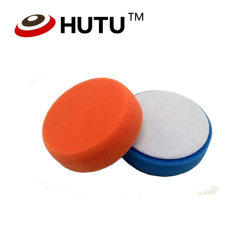 

Flat Polishing Buffer Pad 3inch 80mm Sponge Foam Polishing Pad kit Orange Medium cutting For Car Polisher