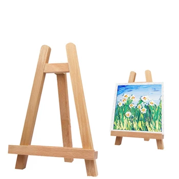 

1PCS Mini Artist Wooden Easel Wood Wedding Table Card Stand Display Holder For Party Decoration Triange Tripod Easel 28X19X4.2cm