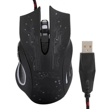

Computer Gaming Mouse USB 6-Key Wired Mouse Computer Accessories Hot