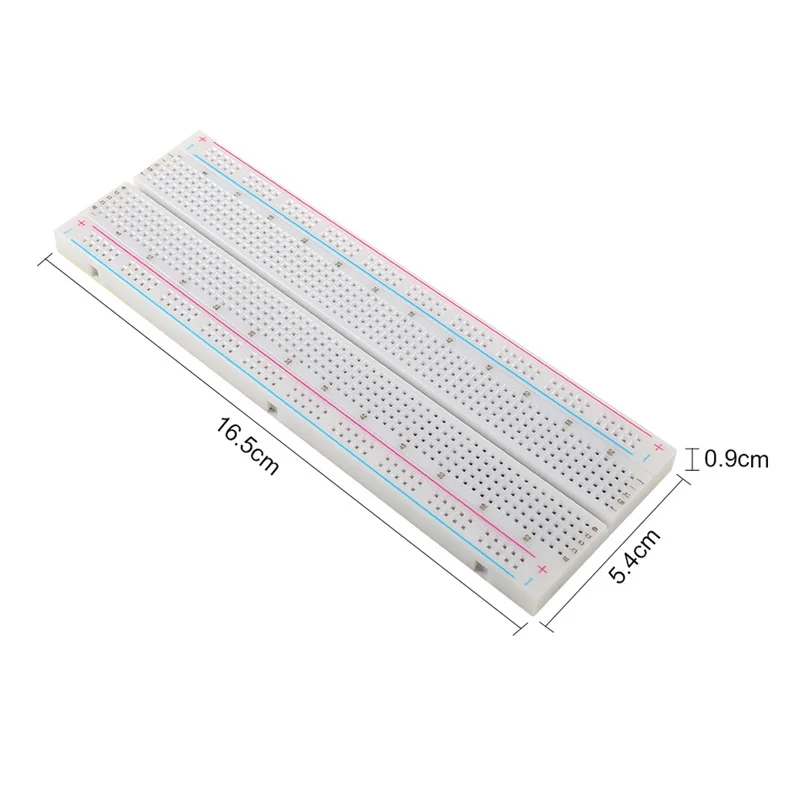 1pc Breadboard with 830 Tie Points MB-102 Solderless Prototype Universal PCB Bread Board for DIY Kits Arduino Proto Raspberry Pi