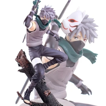 

24CM Naruto Hatake Kakashi PVC Action Figure The Dark Kakashi Figures Collectible Moedk Toys doll gift