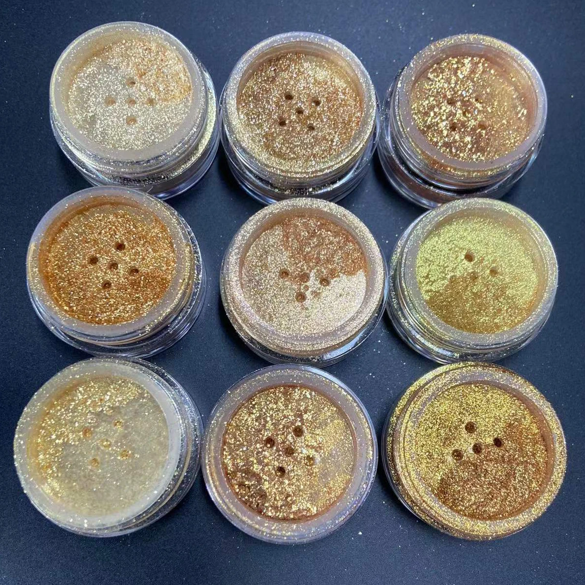 Cosmetic Grade High Gloss White Gold Shimmer Highlighter Loose Powder For Face Body Makeup Lipgloss Eyeshadow Nails Resin mica powder luminous pigment