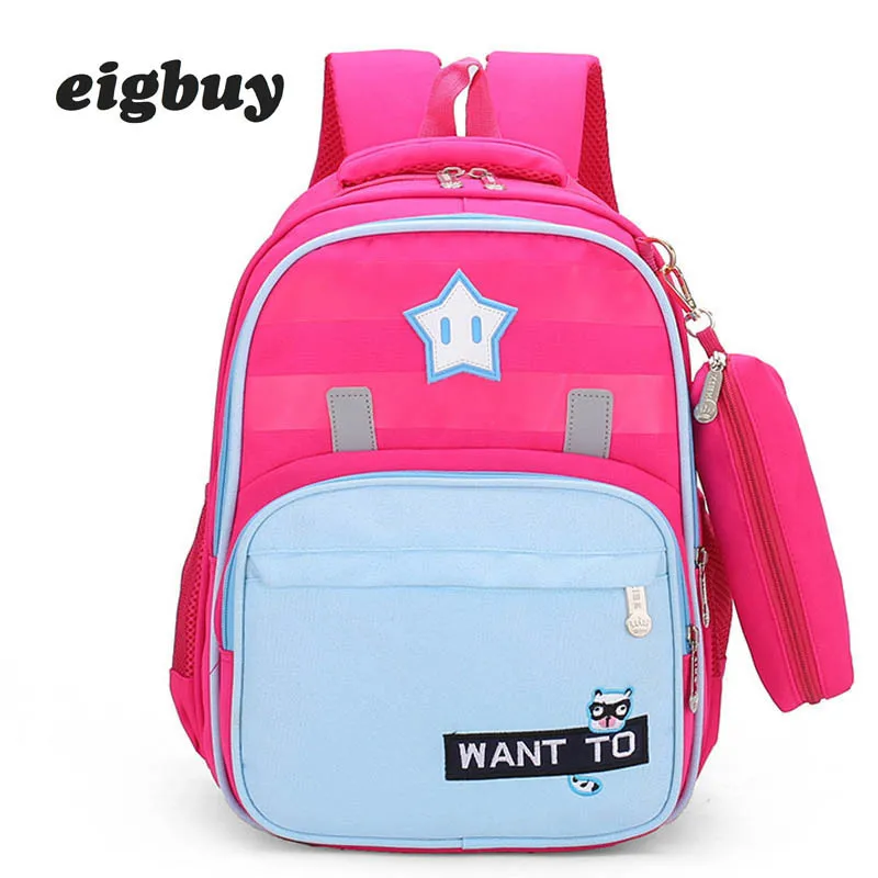 

Patchwork Backpack Children Multi Function Girl Backpack For School Waterproof Nylon School Bags For Boys School Bags Kids Bag