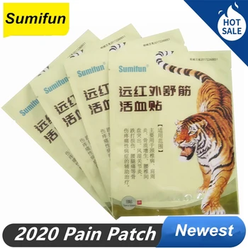 

40 Pcs / 5 Bags Tiger Medical Plaster Pain Patch Pain Relief Medical Herbal Heating Patch Back Joint Pains Heath care massage