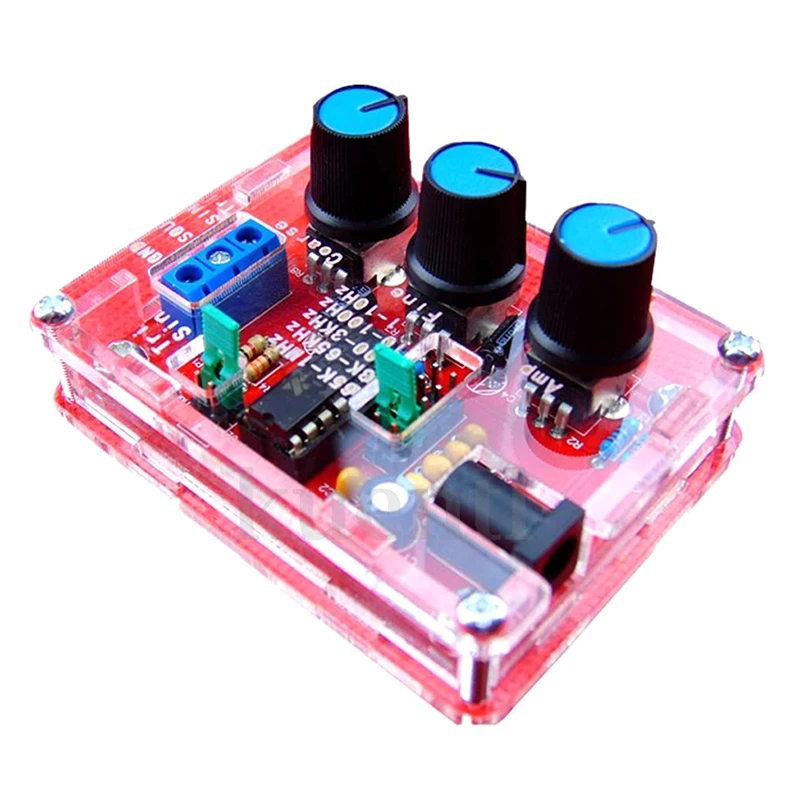 

XR2206 Funktionsgenerator Signalgenerator Sine Square Wave 1HZ - 1MHZ Red