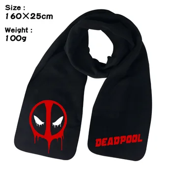 

5 type NEW Marvel The Avengers Batman Captain America Spiderman Deadpool sign scarf Model Christmas Warm in winter Gift Toys