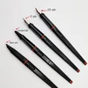 Fashion Black Fountain Pen Red Big Clip Plastic Long Body 0.38mm 0.5mm bent nib Ink Pens for Writing Office Supplies Stationery ► Photo 3/6