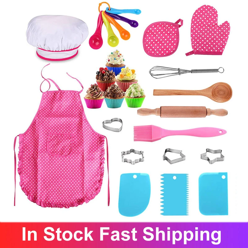 Kitchen Toys Girls Cooking Kitchenware Kids Supplies Set Baking Tools