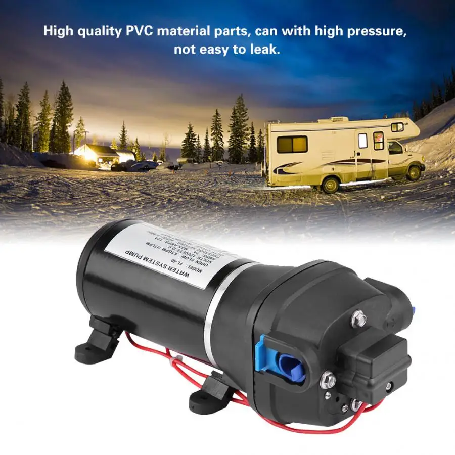 12V 4.5GPM 17 л/мин 40PSI диафрагмы Самовсасывающие Водяной насос с автоматическим Давление переключатель электрический насос