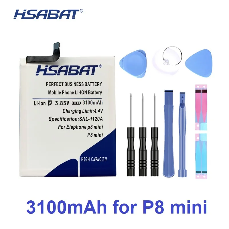 

100% Original HSABAT 3100mAh Battery For Elephone P8 mini