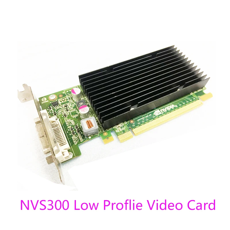 pcie nvs 300, placa gráfica de perfil baixo com cabo dms59, 1 peça