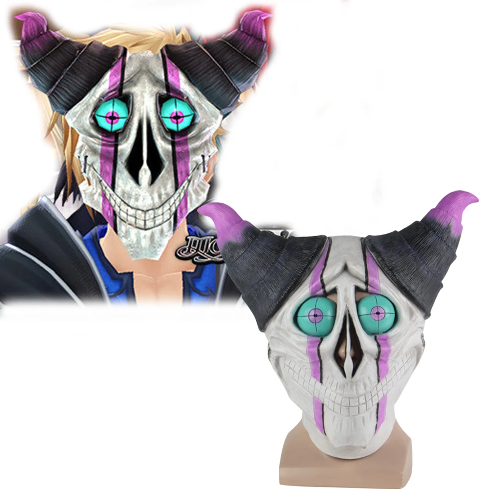 

Cosplay Ys IX Monstrum Nox Monster Mask Larva Battles Masquerade Halloween Face Masks Helmet Prop