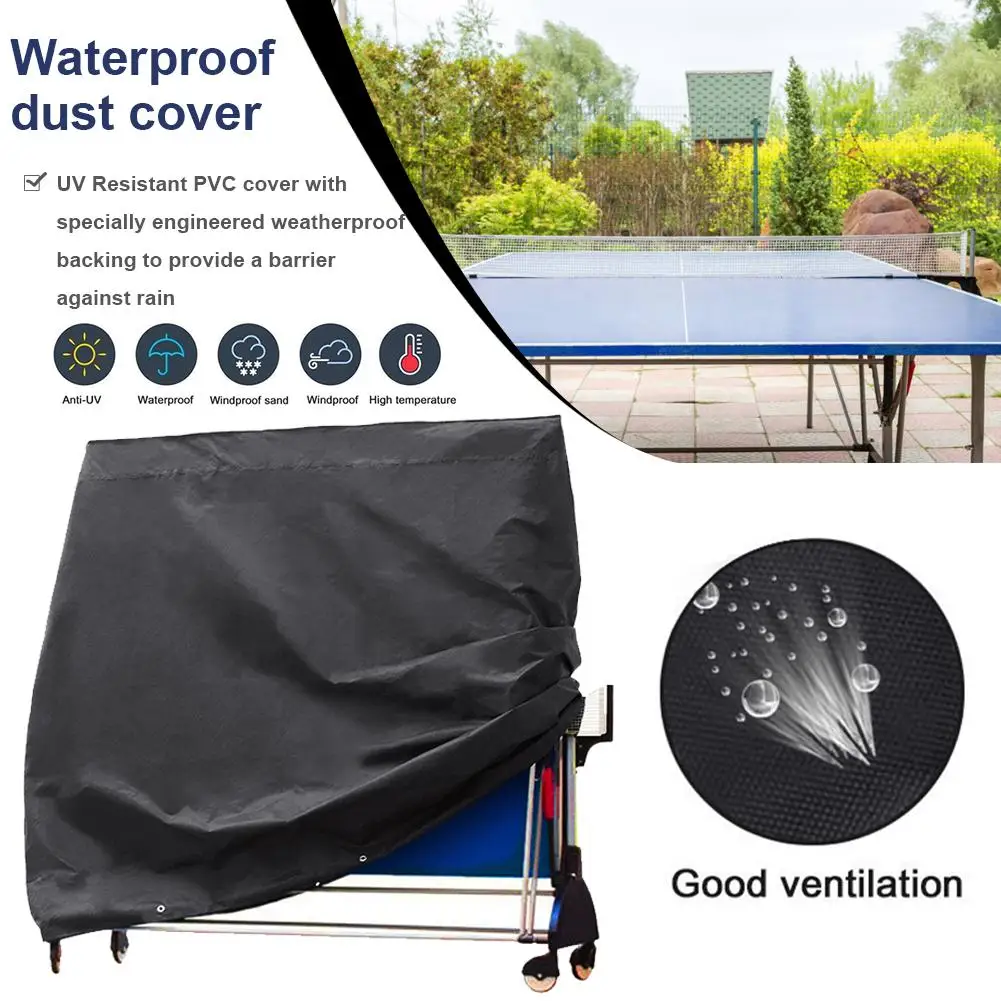 

High quality Outdoor Ping Pong Table Cover Waterproof Table Tennis Cover UV Protection Anti Rust Waterproof Dust Cover