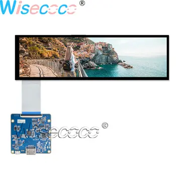 

Raspberry Pi Wisecoco New 8.8 Inch LCD Display 1920×480 IPS Screen 40 pin with MIPI USB Driver Board for Automotive Display