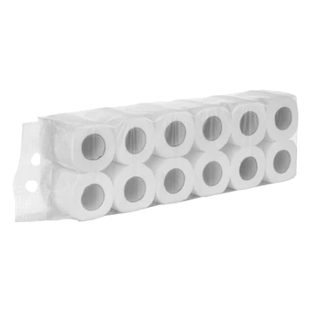 

12 Rolls Soft Toilet Paper Paper Towels Household 4-Layer Toilet Tissue Skin-Friendly for Diary Office Restaurant School