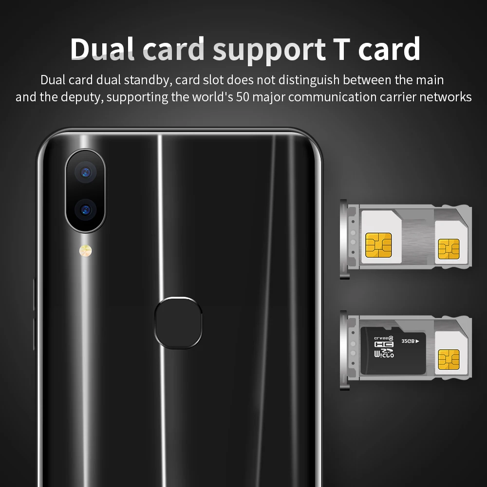 Smartphone X21 Global Version 4GB+64GB Smart Cell Phone Quad core 6.2 inch Telephone Dual Sim