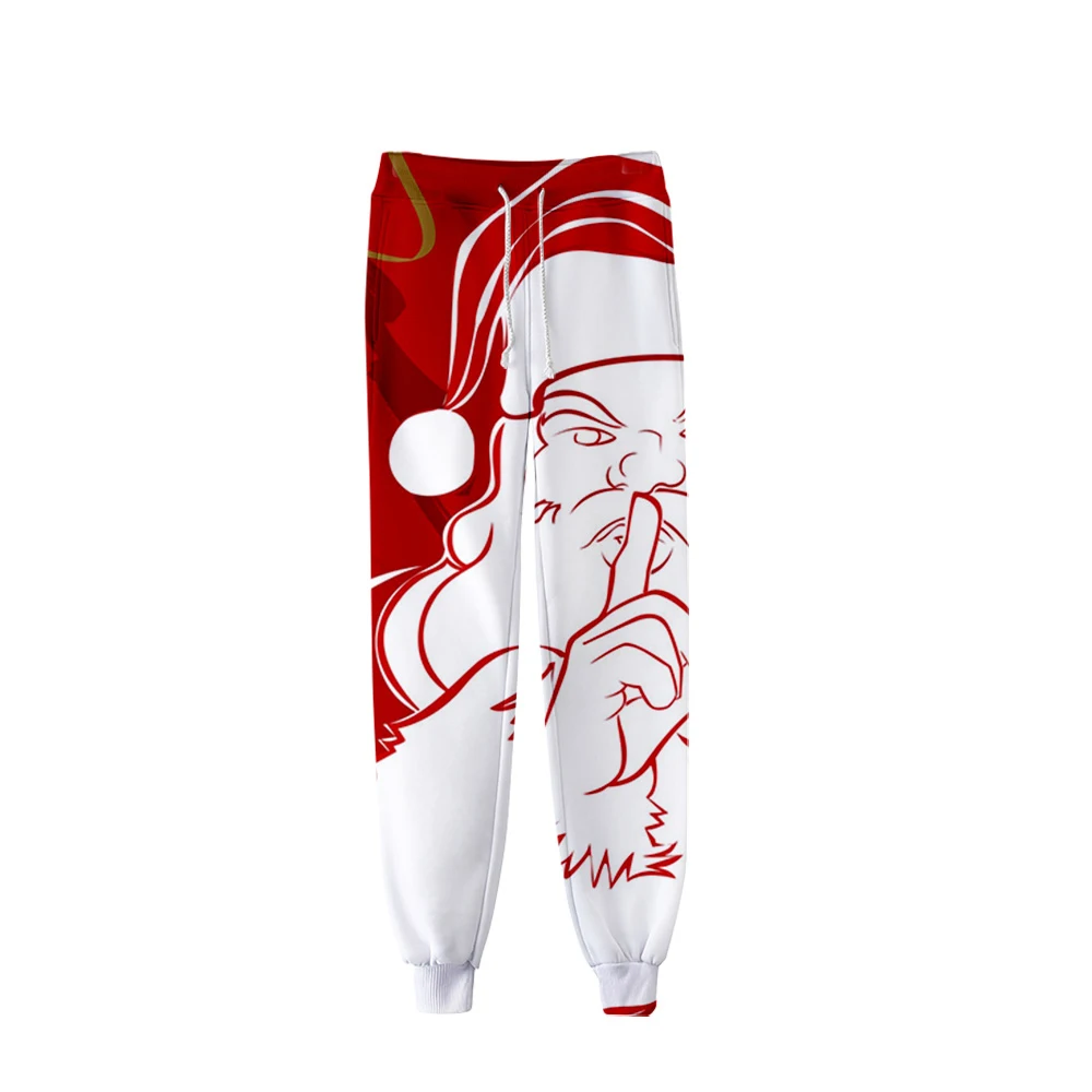 Рождественские 3D печатные модные классные хип хоп мужские/женские бриджи для бега Harajuku повседневные Длинные свободные брюки фитнес брюки спортивные брюки