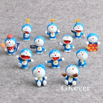 

12 Pcs/set 4 cm Anime Doraemon PVC Action Figure Toy Model New Arrivals Cute Doraemon Figure Baby Kids Birthday Gift
