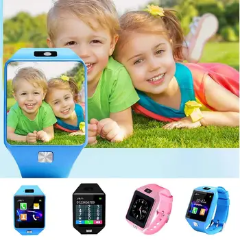 

Children Smart Watch SOS Anti Lost Square Positioning Two-way Call Wristwatch Users can talk to each other.