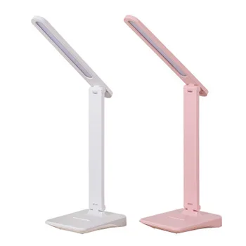 

vusum Stepless Dimmable Desk Reading Light Foldable Rotatable Touch Switch LED Table Lamp DC 5V USB Charging Desk Lamp