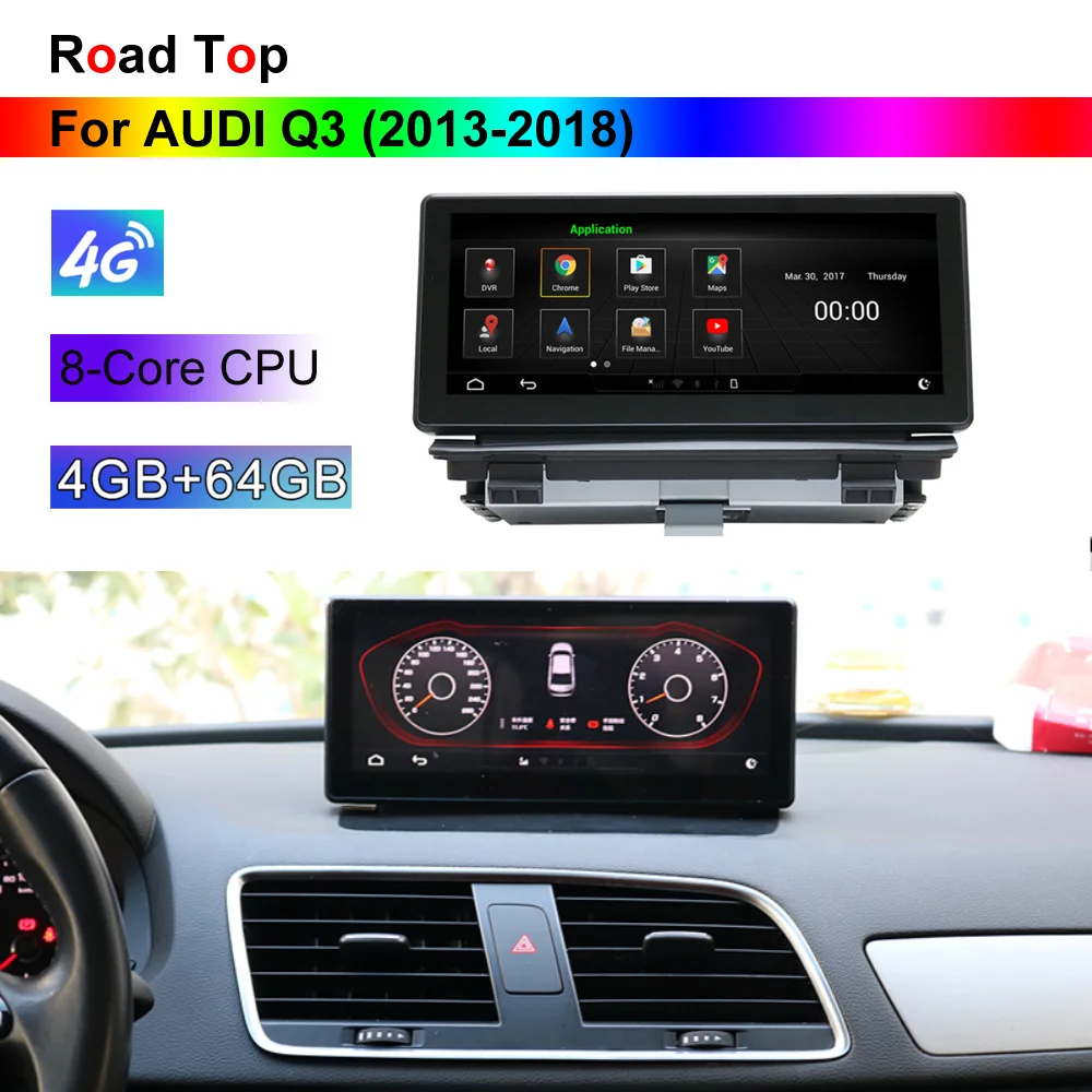 

8.8" Android Touch Screen for Audi Q3 2013-2018 with WiFi Bluetooth Radio GPS Navigation Multimedia System