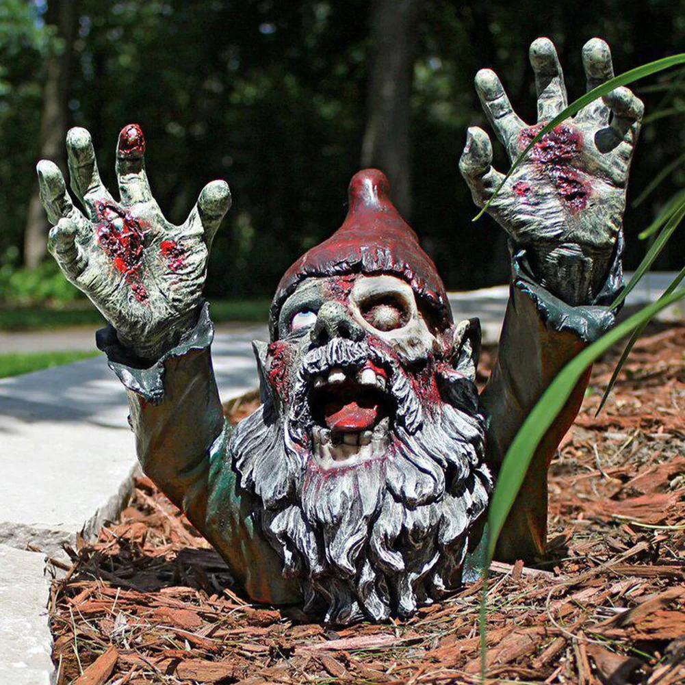 Car Ornament 2 Zombie Gnomes 