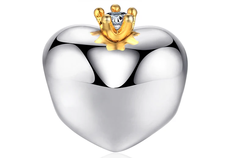 Jewelrypalace стерлингового серебра 925 сердце сцепления блеск розовый жемчужный бисер Шарм Fit Браслеты подарки для Для женщин Юбилей