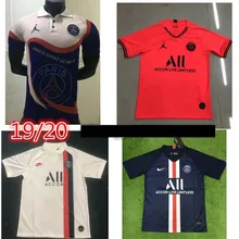 19 20 Новинка psg футбольные майки MBAPPE NEYMAR JR Кавани ВЕРРАТТИ KIMPEMBE DANI ALVES домашняя 3-я psg Футбольная Футболка