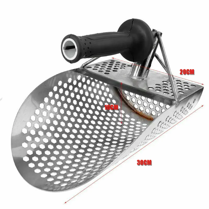 Beach Sand Scoop Shovel Hunting Tool Stainless Steel Accessories for Metal Detector DAG-ship Beach Sand Scoop Shovel Hunting Tool Stainless Steel Accessories for Metal Detector DAG-ship
