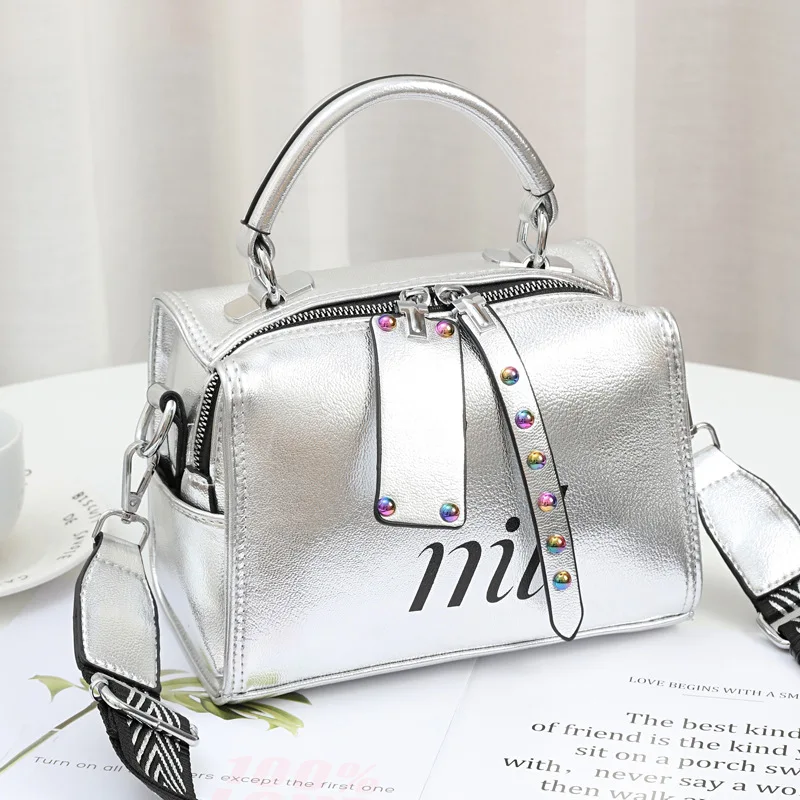 

Women Handbags Solid Color Pillow-Shaped Crossbody Shoulder Bag Female Trend Large Capacity Mobile Phone Lipstick Bags SS7764