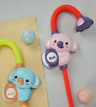 

Bath Toys Baby Water Game Elephant Model Faucet Shower Electric Water Spray Toy For Kids Swimming Bathroom Baby Toys
