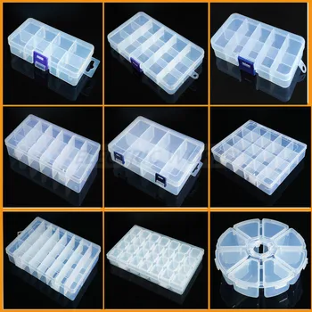 Transparent Compartment Storage Box 1