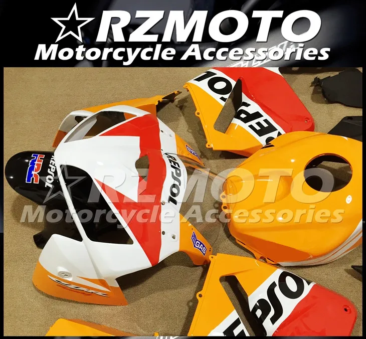 4 подарки ABS мотоцикл полный обтекатель комплект подходит для CBR600RR F5 2005 2006 05 06 cbr600 600RR тела набор оранжевый