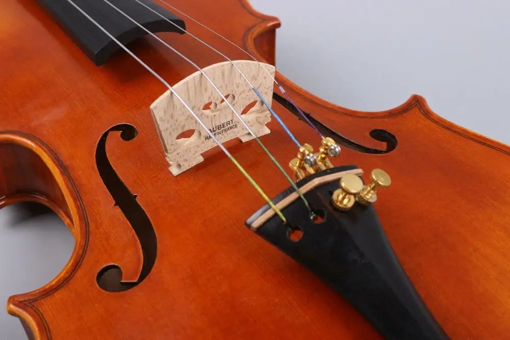 Скрипка ручной работы Stradivari модель скрипка+ лук+ чехол+ канифоль#3121