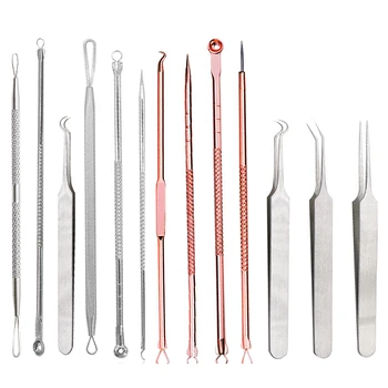 

8Style Acne Blackhead Removal Needles Pimple Spot Comedone Extractor Cleanser Skin Care Acne Tweezers Blemish Extractor Needle