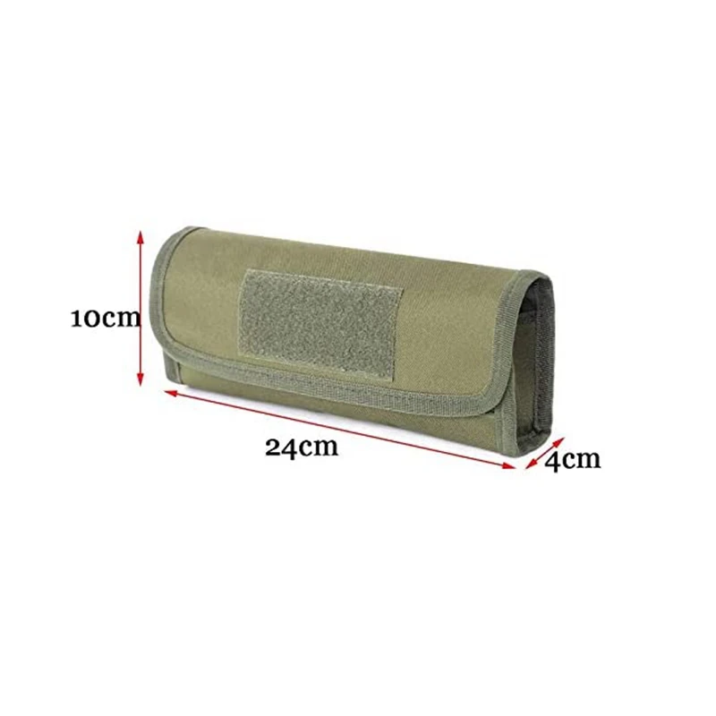Tactical 18 Rounds Bullet Bag Molle Ammo Shell Pouch 12 Gauge Waist Bag Gun Cartridge Holder Bag  Hunting Accessories