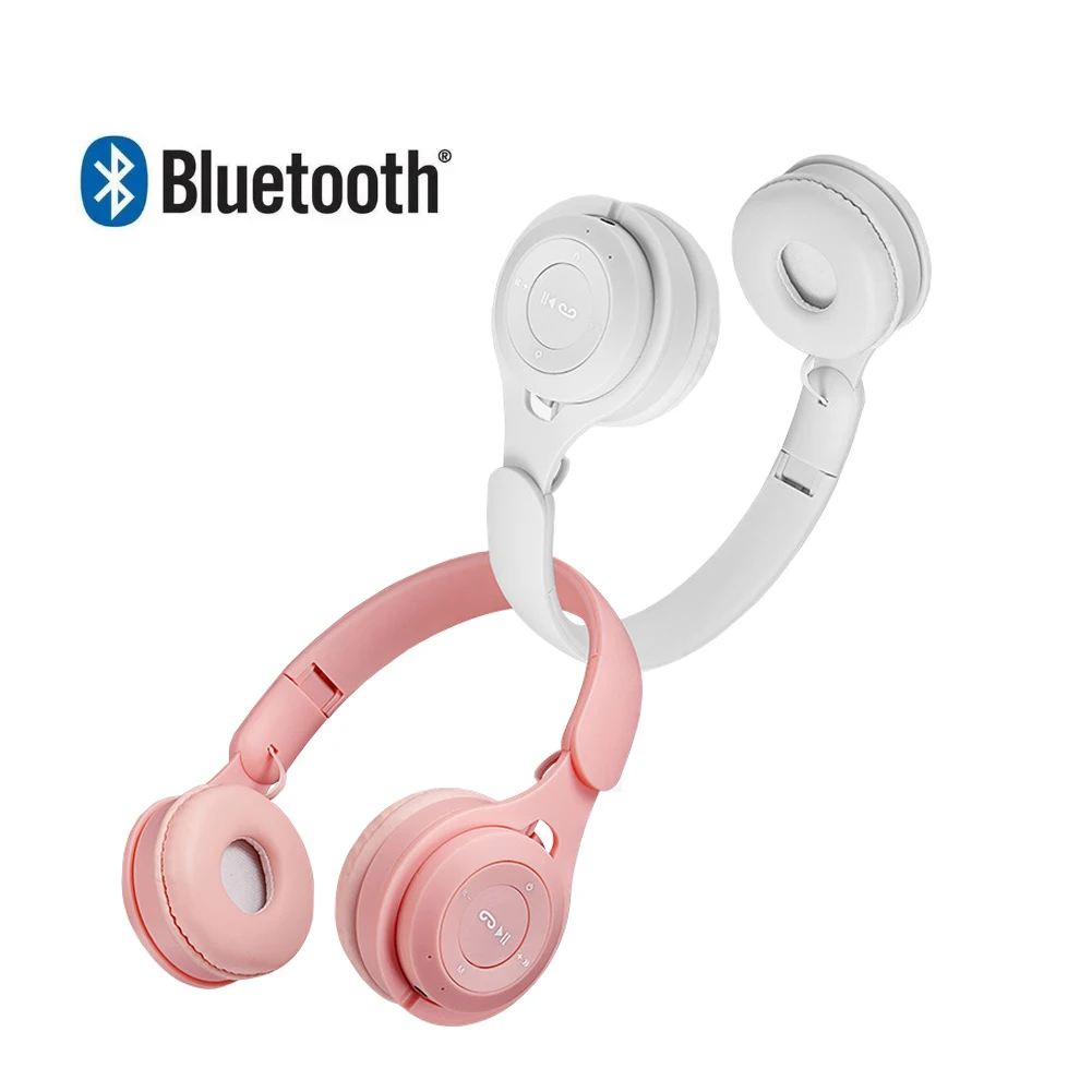 Беспроводные наушники Bluetooth бас игровые складные спортивные с микрофоном аудио