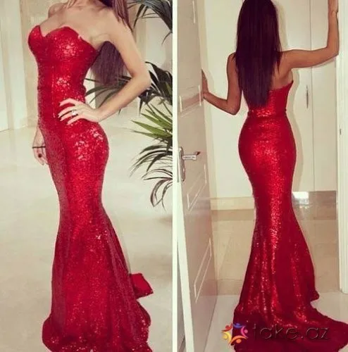 Robe De Soiree vestido de noiva, красное платье русалки, милое, кружевное, с блестками, длина до пола, вечерние платья для выпускного вечера, платья подружки невесты