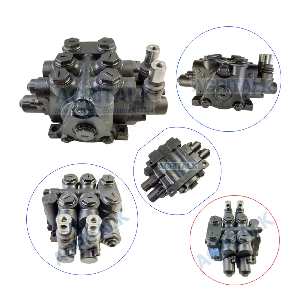 

The multi ways valves control for Dongfeng DF554 tractor, part number: ZD5-L10E-T/00-1