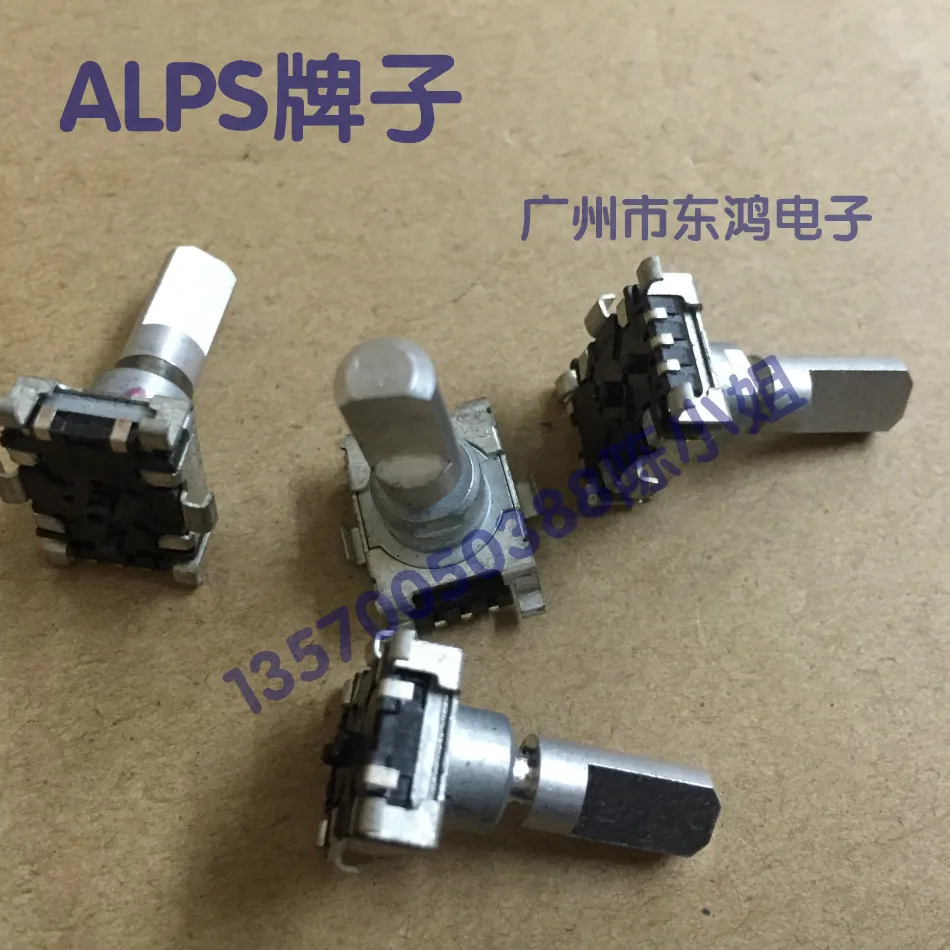 

2PCS/LOT ALPS alpine RK119 SMD potentiometer 10K with switch shaft long 20MM car potentiometer