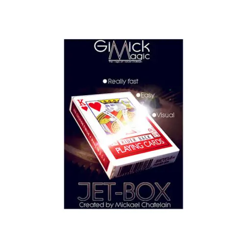JET-BOX от Mickael Chatelain(Gimmick и онлайн инструкции) волшебные карты трюки Веселые карты коробка изменения иллюзии