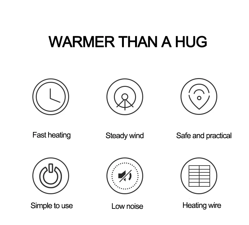 Mini Portable Heater Office Desktop Convector Small Warmer Machine for Winter