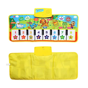

Baby Toys Game Carpet Blanket Kids Animal Piano Musical Touch Play Singing Gym Mat Toy Gift Music Rug