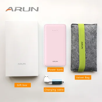 Usamsミニ4000mahのホルダーポータブル充電器旅行powerbank高速充電携帯電話powerbank 4000急速充電